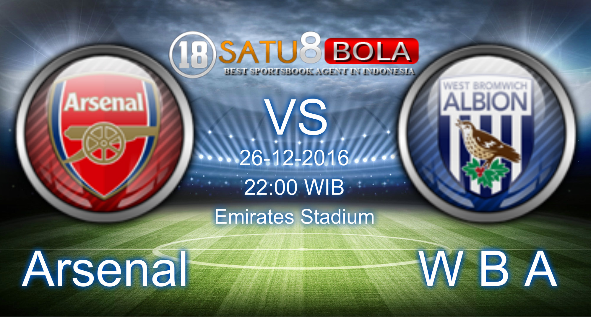 prediksi-arsenal-vs-west-bromwich-albion-26-desember-2016