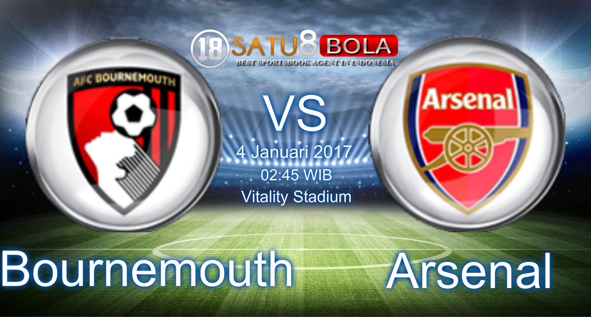 prediksi-bournemouth-vs-arsenal-4-januari-2017