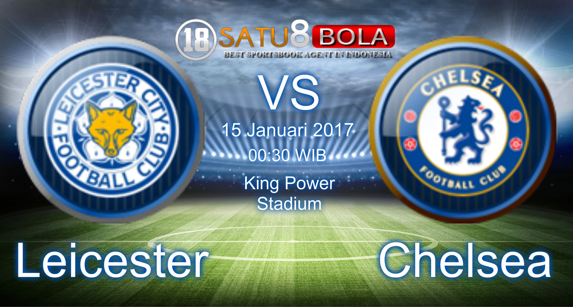 Prediksi Leicester City vs Chelsea 15 Januari 2017