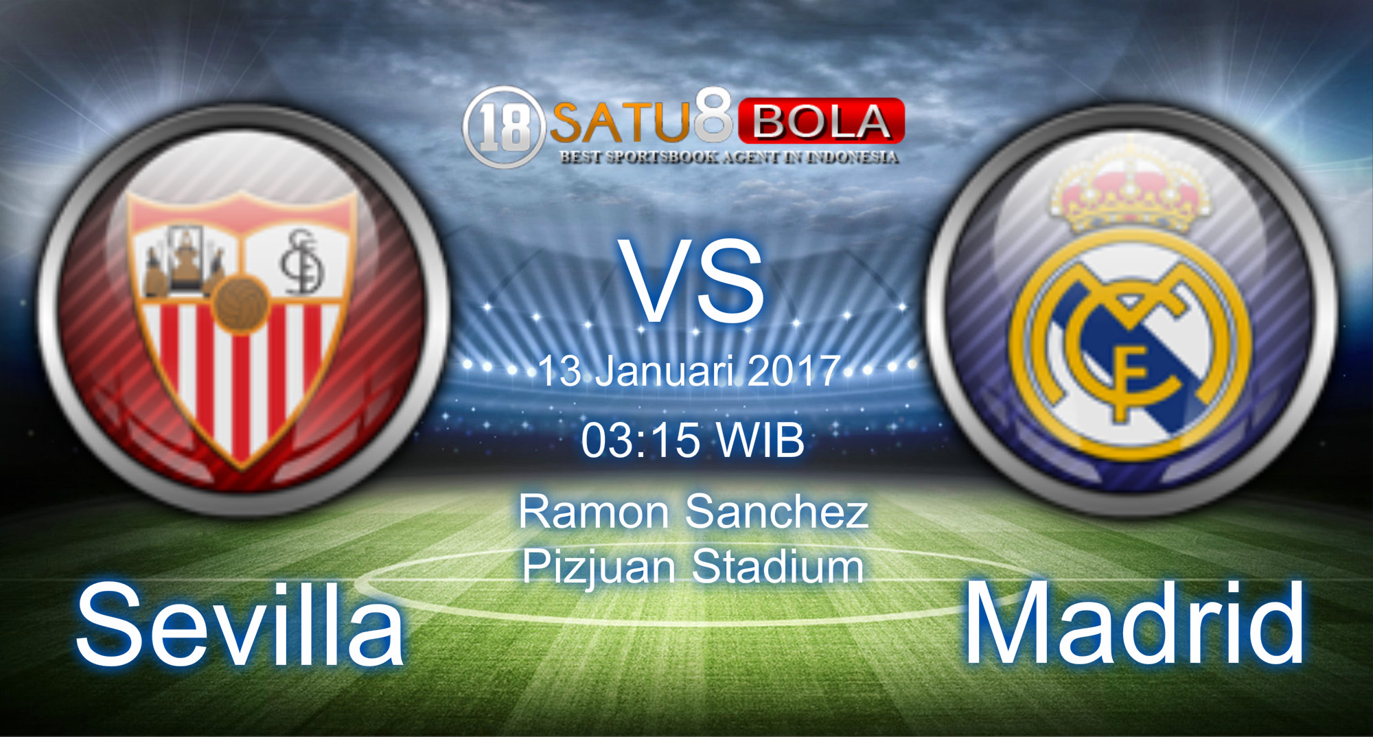 Prediksi Sevilla vs Real Madrid 13 Januari 2017